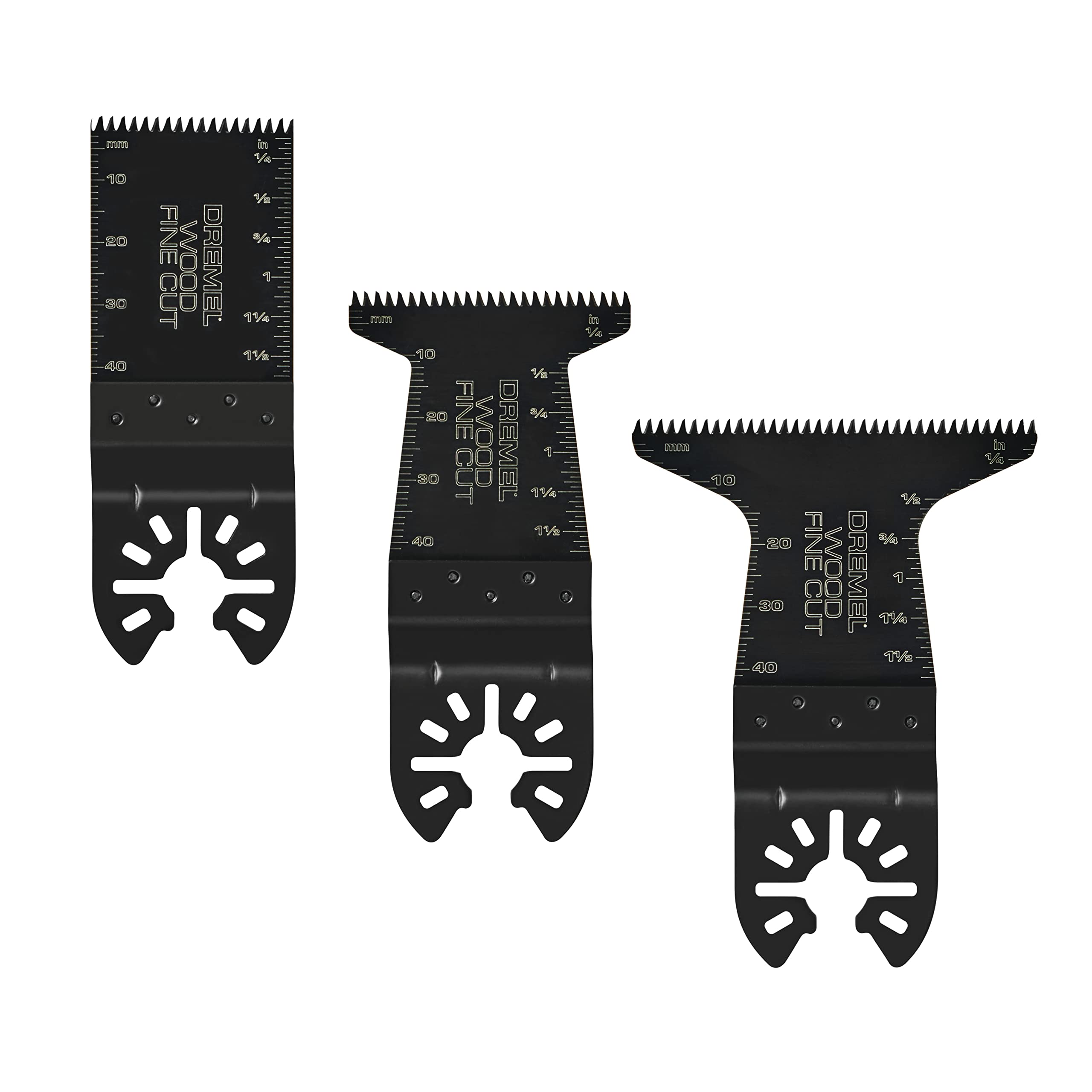 Dremel Universal MM479 Quick Fit Oscillating Wood Fine Cut Blade Kit (3-Piece)