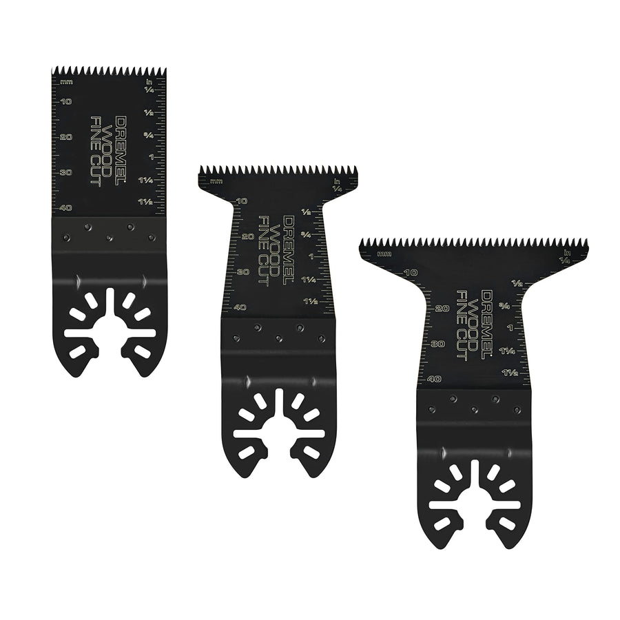 Dremel Universal MM479 Quick Fit Oscillating Wood Fine Cut Blade Kit (3-Piece)