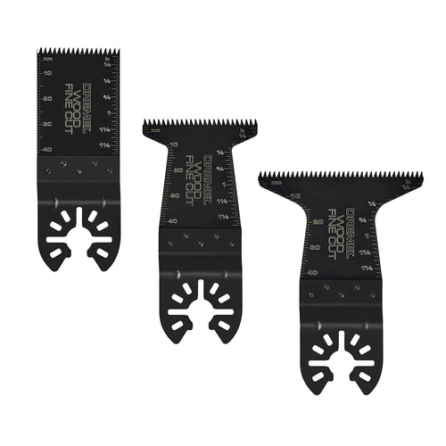 Dremel Universal MM479 Quick Fit Oscillating Wood Fine Cut Blade Kit (3-Piece)