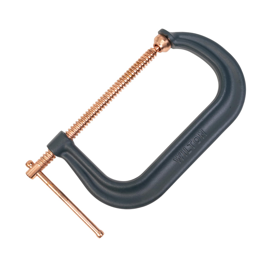 Wilton C-Clamp Spark-Duty, 8-1/4" Opening, 4-15/16" Throat, 6900 Lbs. Clamping Force (Model 408-P)