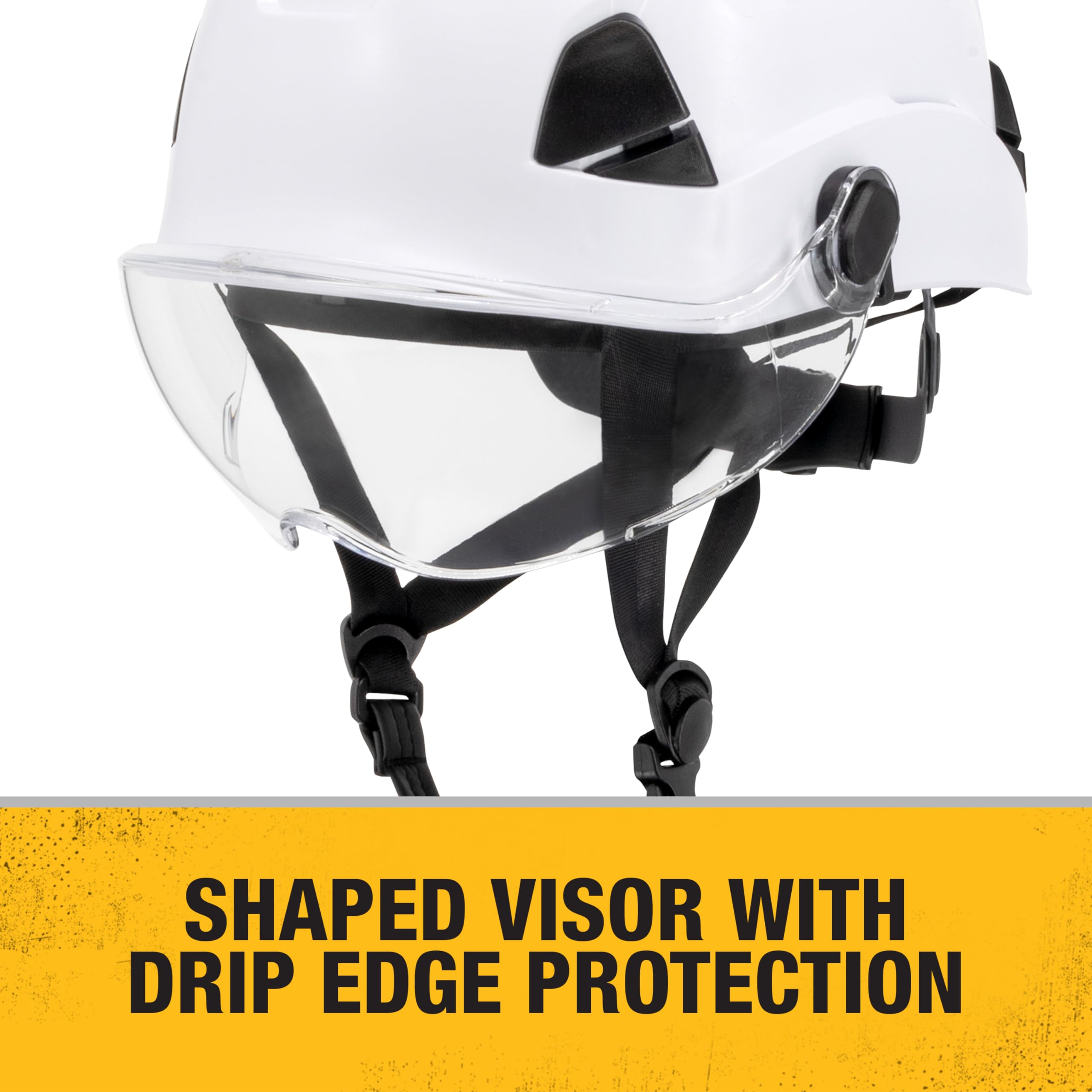 DEWALT Visor DPG22-SH with Premium Anti-fog+ Clear Lens Designed to Fit DPG22 Type II Helmet