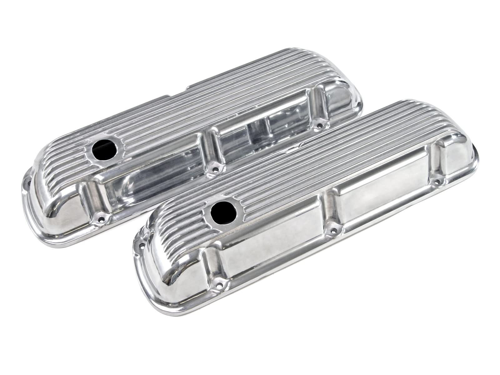 C5ZZ-6A582-AF Scott Drake Aluminum-Finned 'Cal Custom' Valve Covers