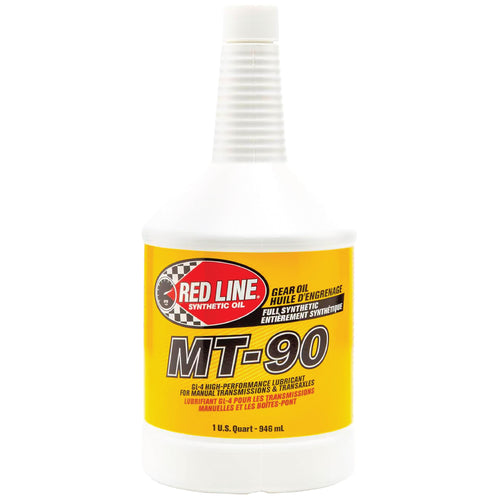 Red Line 50304 MT-90 75W-90 GL-4 Lubricant Manual Transmission and Transaxle (MTL)- 1 Quart (12 Pack)