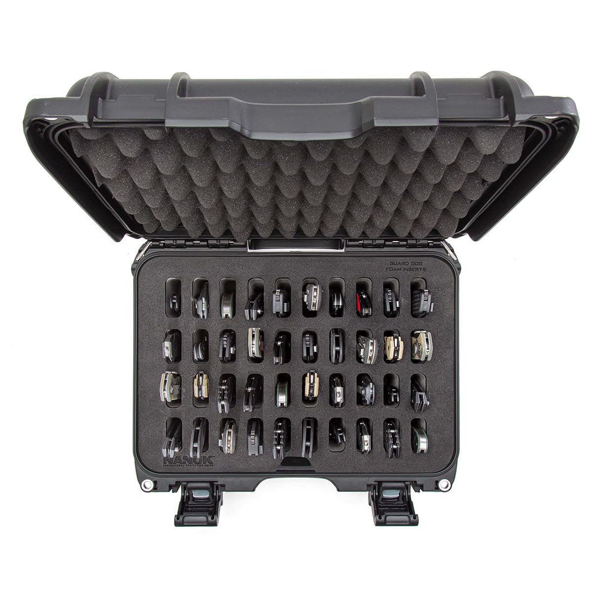 Waterproof Nanuk 915 Hard Case with Foam Insert for 40 Knives, Black