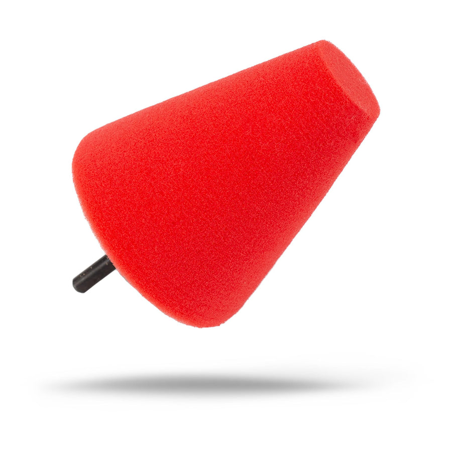 Maxshine M8 Universal Wheel Drill Finishing Cone Sponge | Professional Detailing Tool for Wheels, Rims & Upholstery | Universal Fit M8 Drill Attachment for Auto Detailing, Polishing & Cleaning