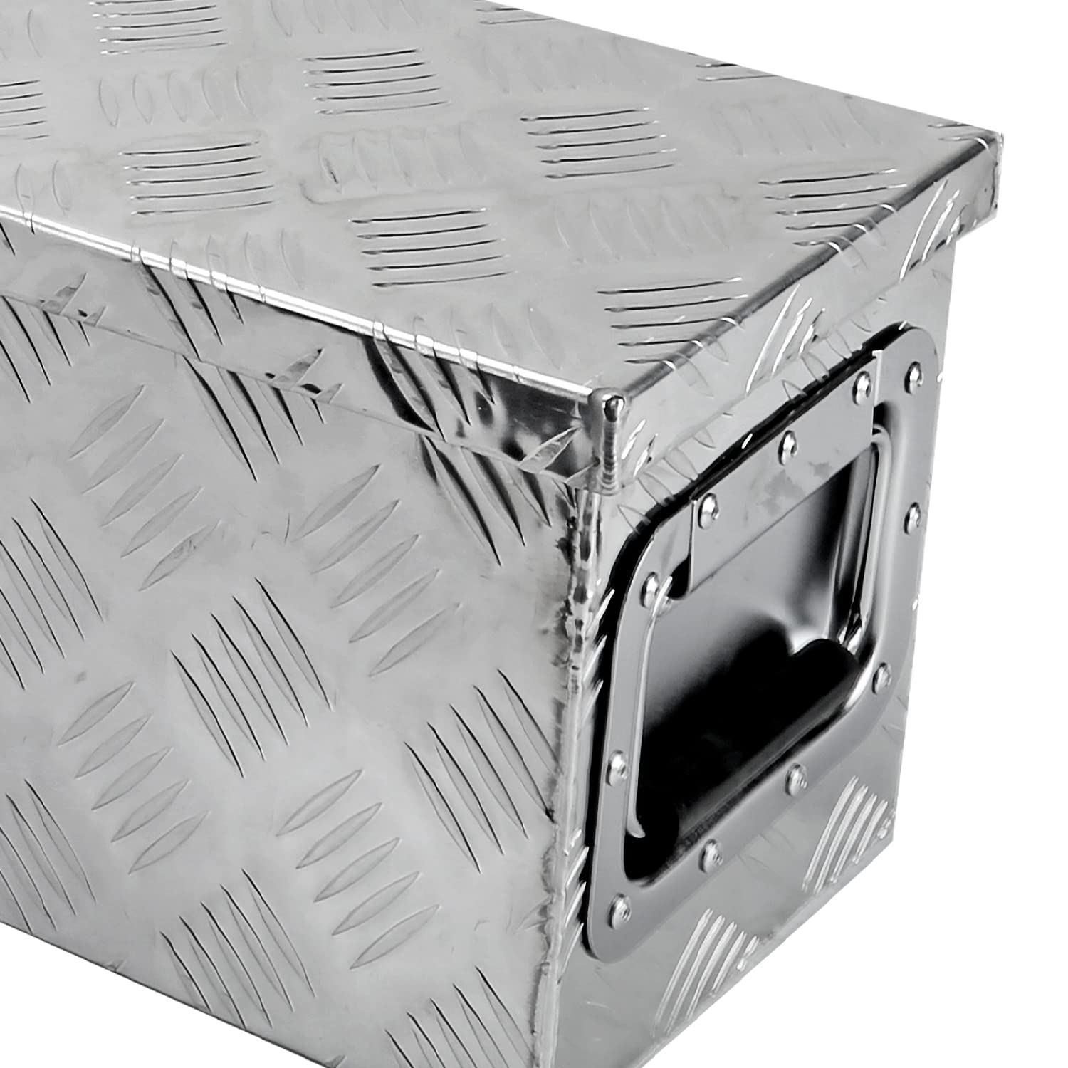 Heavy Duty Spec-D Tuning 31" Aluminum Tool Box Truck Pickup Trailer Underbody Storage + Handles