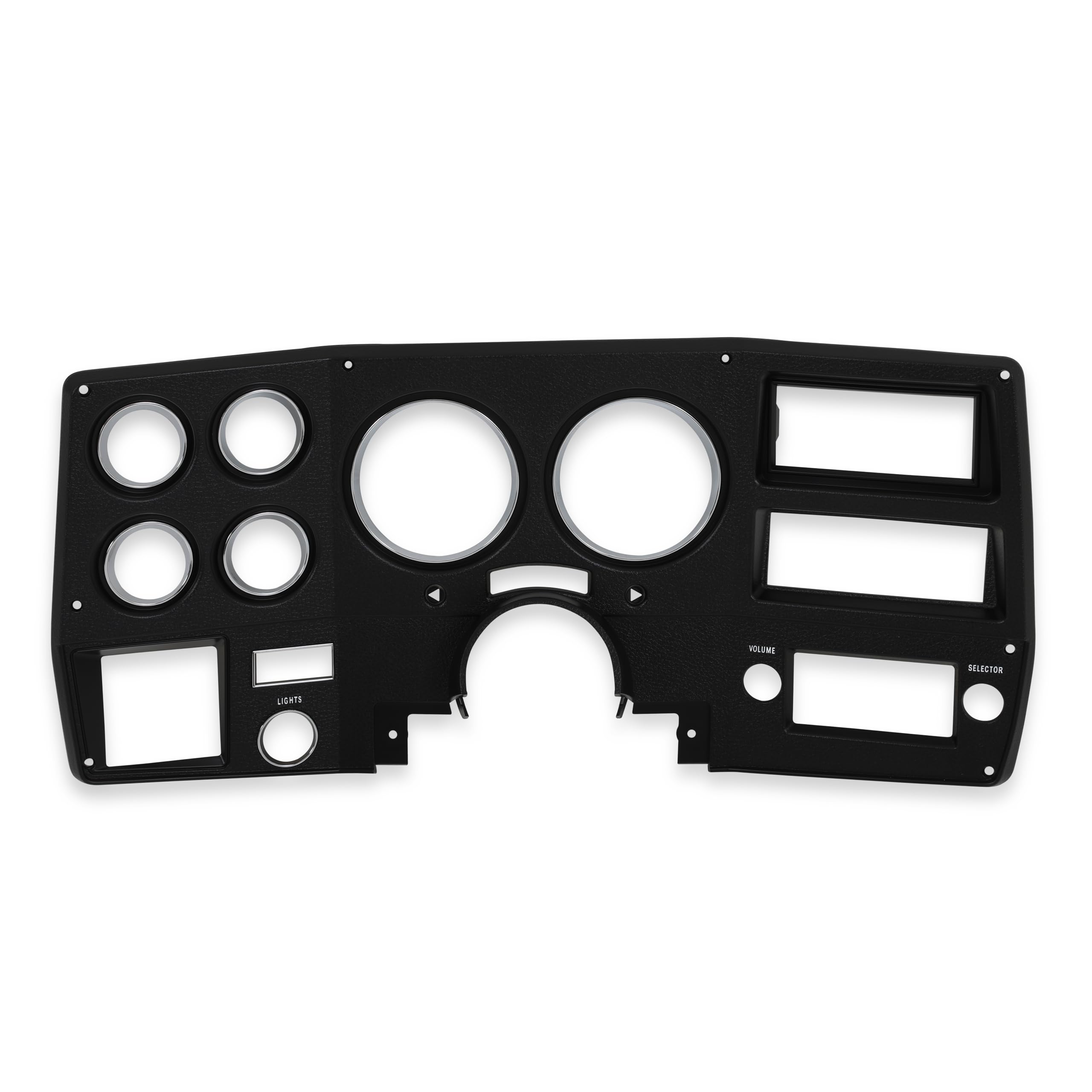 INST777 Brothers Trucks Instrument Bezel - With A/C - Black/Chrome