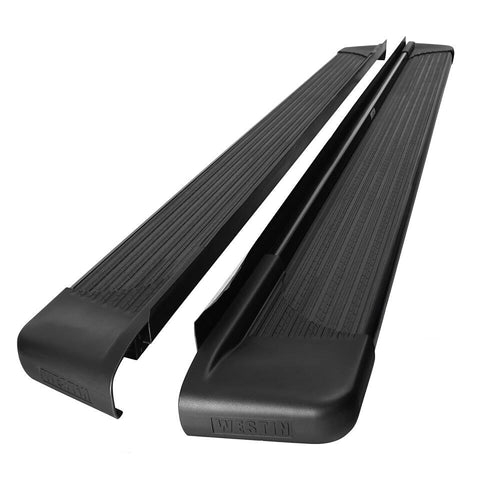 27-64725 Westin SG6 Running Boards Aluminum Black Pair 74.25 in (Required Mounting Kit Sold Separately)