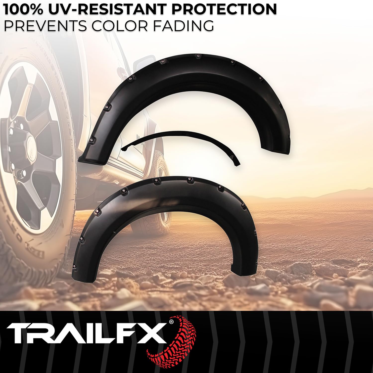 Pocket Style Flare Smooth Set Of 4 Trailfx TFF3002S