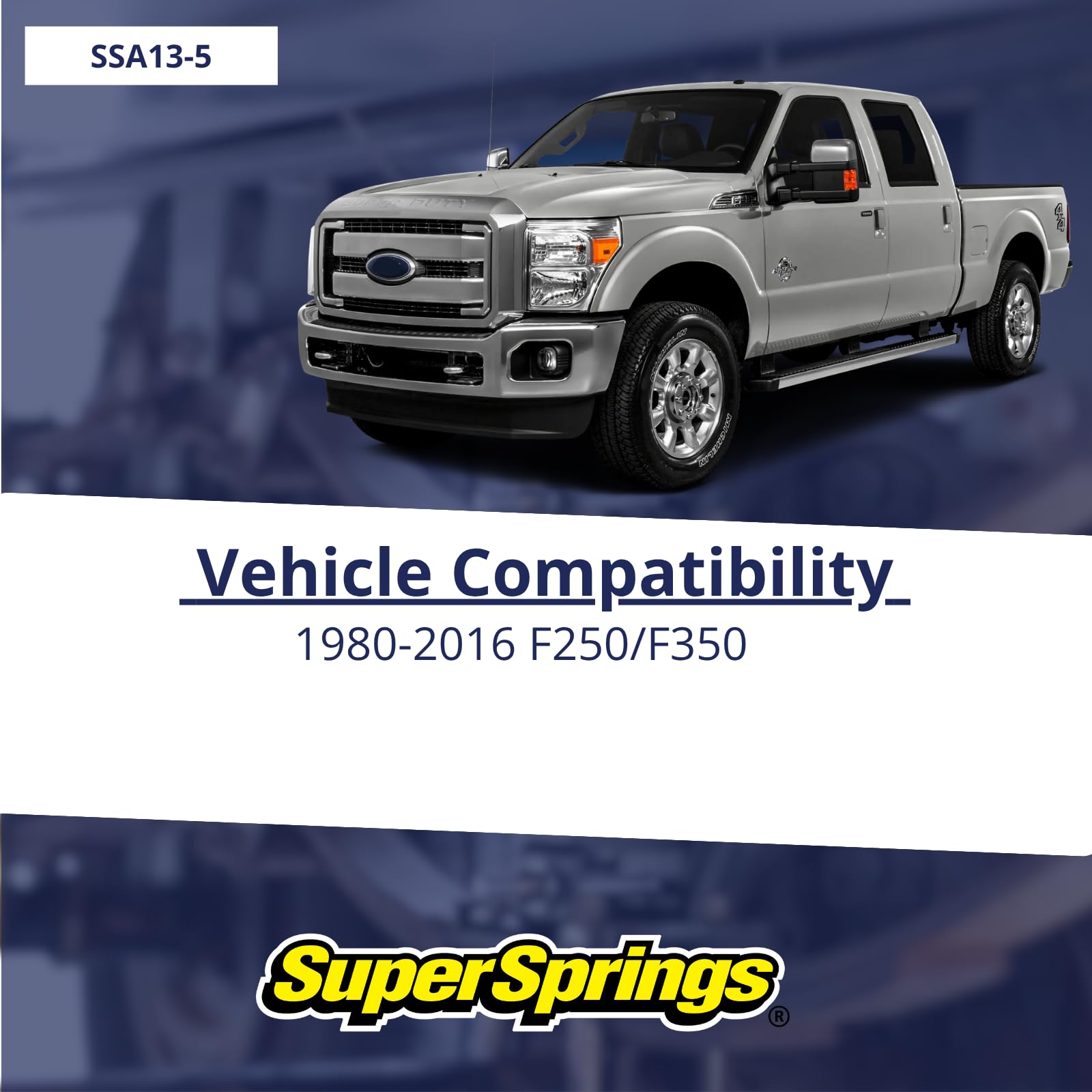 SuperSprings SSA13 for Chevrolet|GMC Silverado|Sierra 2500|3500, Ford F-250|F-350, Express|Savana 3500