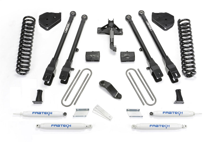 4 Link Lift System Fabtech K2254 4 in. Lift Incl. Performance Shocks 4 Link Lift System