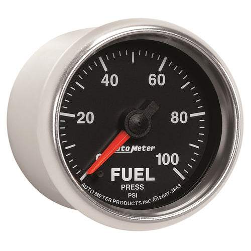 Auto Meter 2-1/16" 0-100 PSI Full Sweep Electric GS Fuel Pressure Gauge