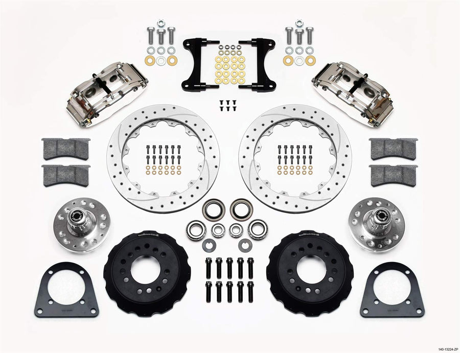 Front Hub Kit FNSL6R,12.88" Drill-Zinc,Pol
