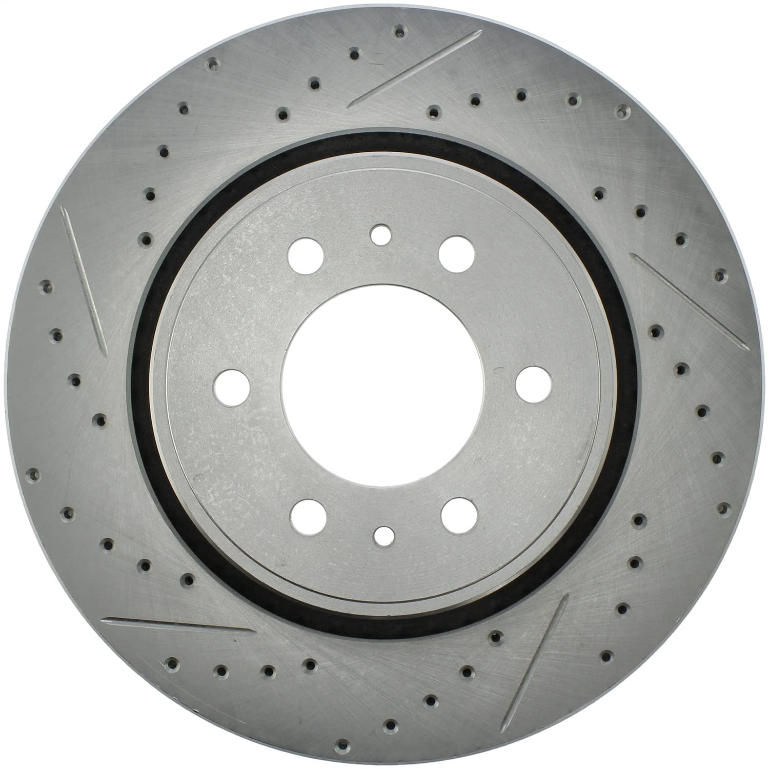 StopTech Select Sport 227.65119R Rear Right Drilled/Slotted Disc Brake Rotor - Fits Select Ford Expedition, F150 and Lincoln Navigator Vehicles