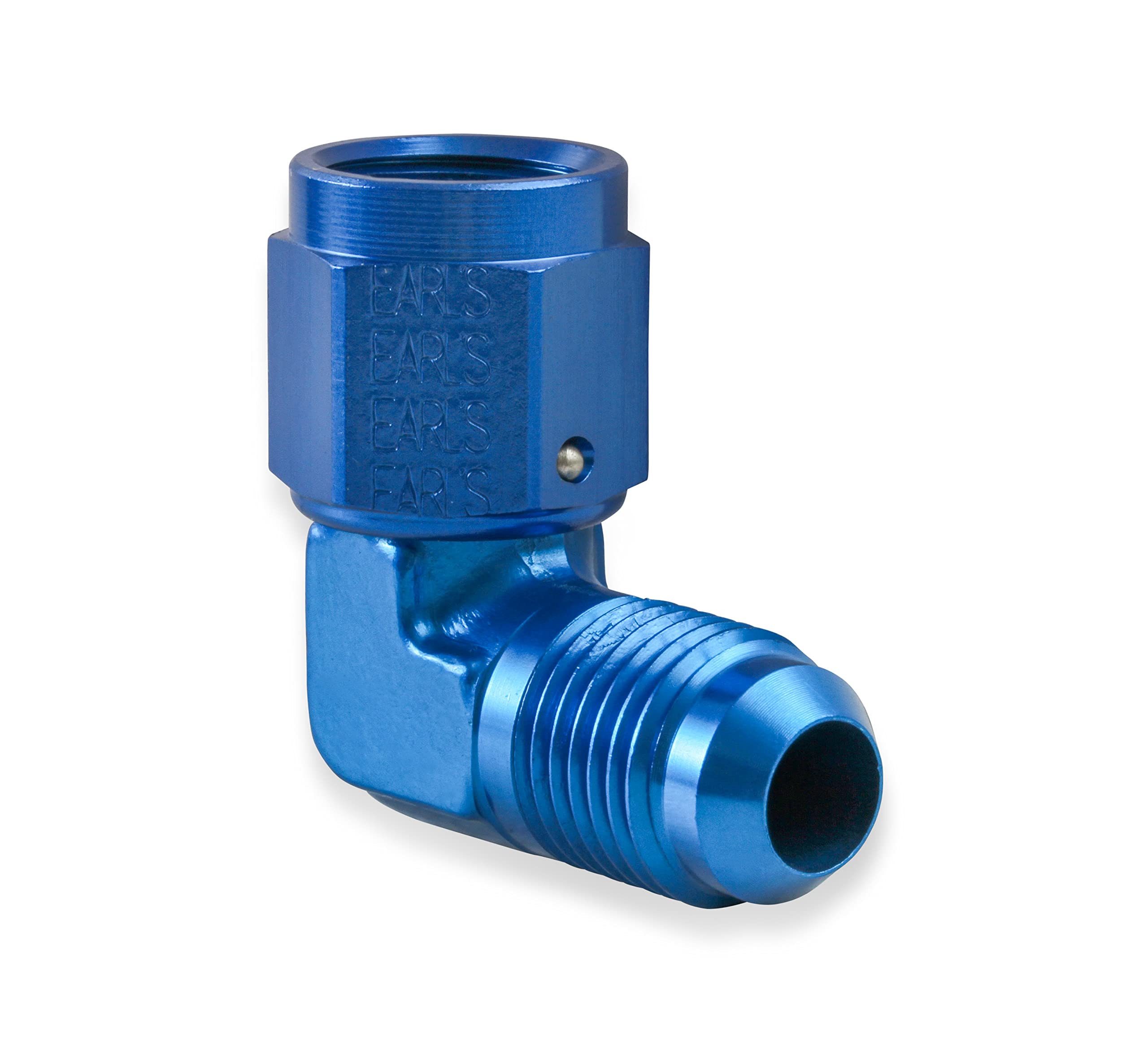 921103ERL Earl's 90 Degree -3 AN Male to -3 AN Female Swivel