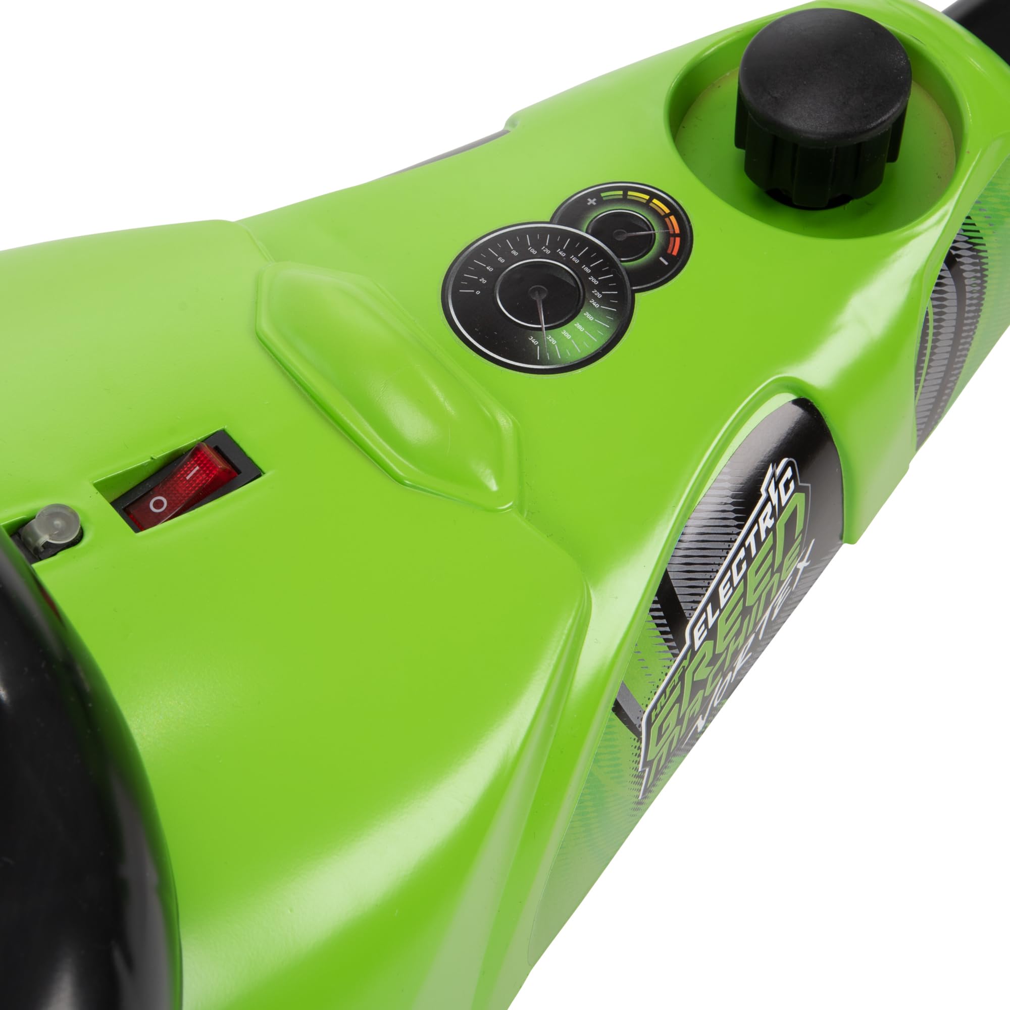 Huffy Vortex Green Machine 12V Battery Powered Ride On, Ideal for Ages 8+, Easy to Operate, Adjustable Frame, Endless Fun, Balanced Spins and Wheelies, 8 MPH, Max Weight 150 Pounds