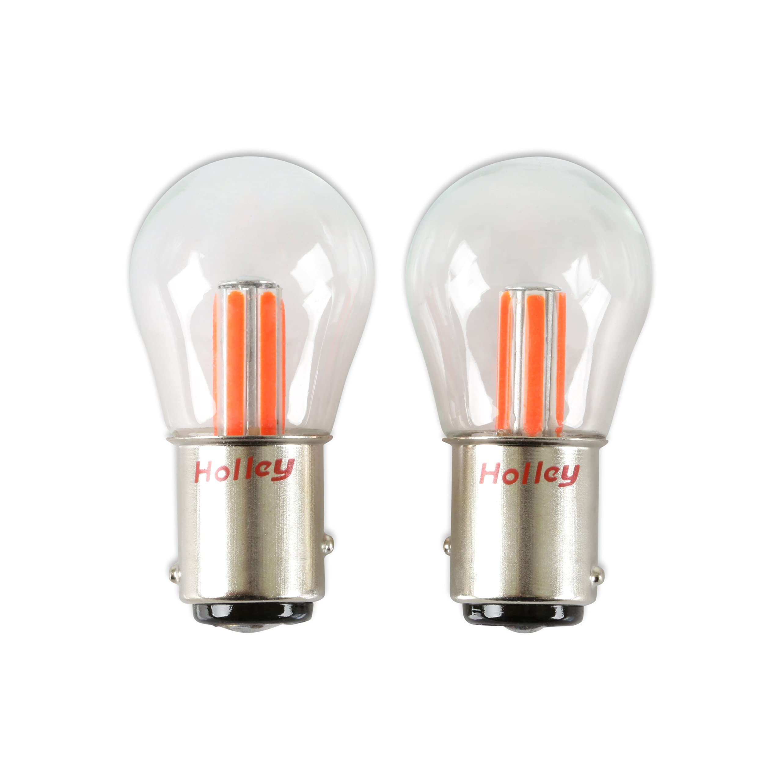 Holley HLED30 RetroBright LED Bulbs - Turn Signal 1157 - Red - Pair