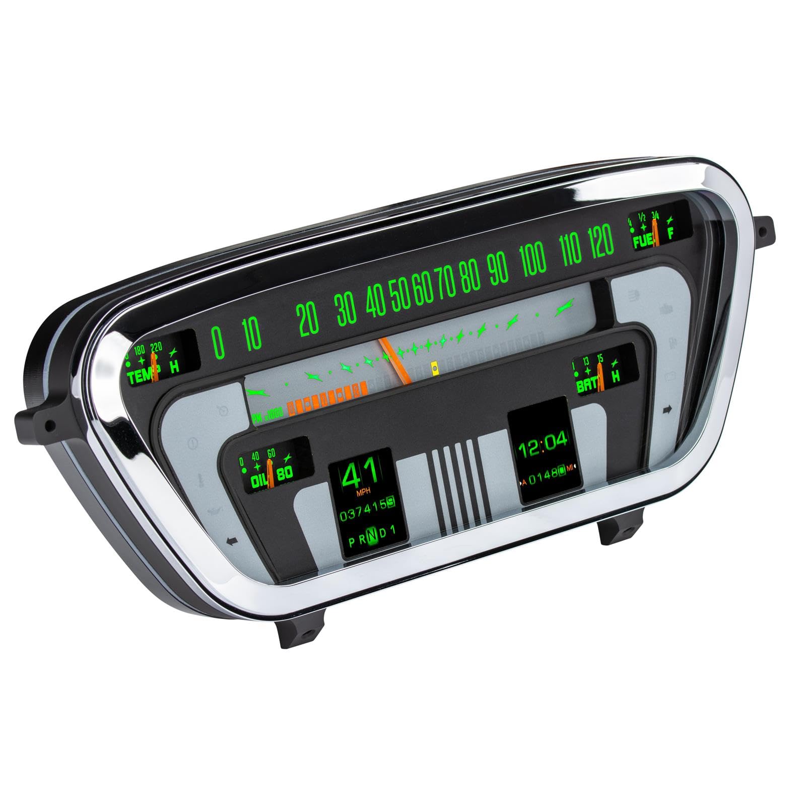 Retrotech Gauge Instrument System Dakota Digital RTX-53F-PU-X Compatible with 1953-55 Ford Pickup