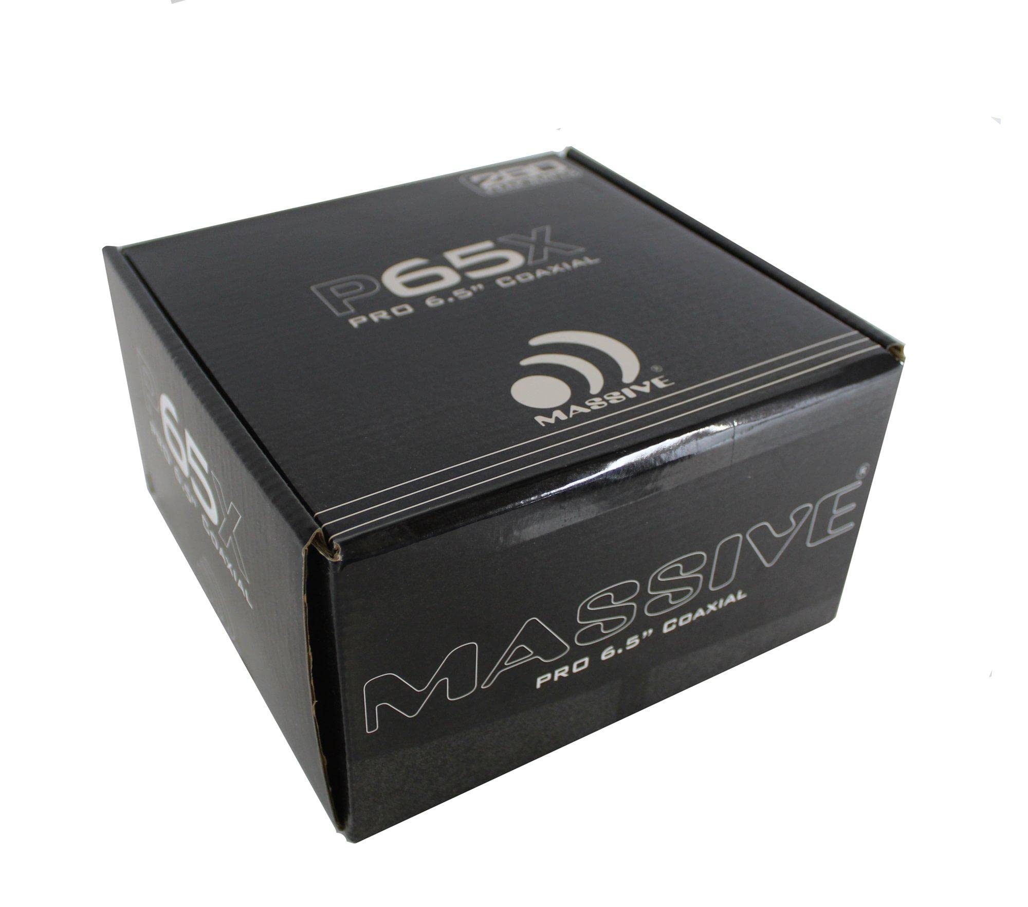 P65X V2 Massive Audio | 6.5" Pro Audio Coaxial Speakers | 100W RMS / 200W Max | High SPL Mid-Range with Compression Tweeter | 4 Ohm | Loud, Clear Pro Sound Upgrade