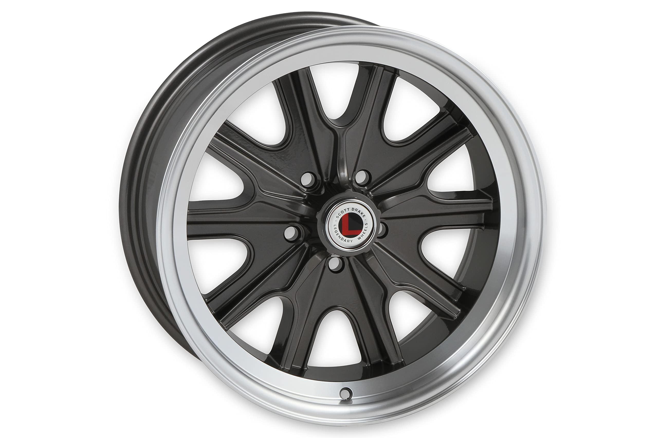 17X7 Legendary Wheel - Hb5 Alloy Rim-Charcoal (LW90-70754B)