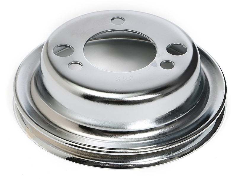 Single Groove Trans-Dapt Performance 9817 Chrome Crankshaft Pulley