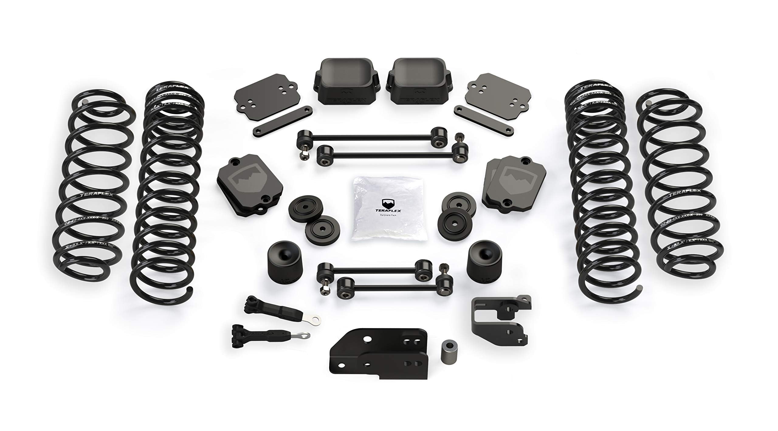 3.5” TeraFlex JL 2-Door Coil Spring Base Lift Kit - No Shock Absorbers