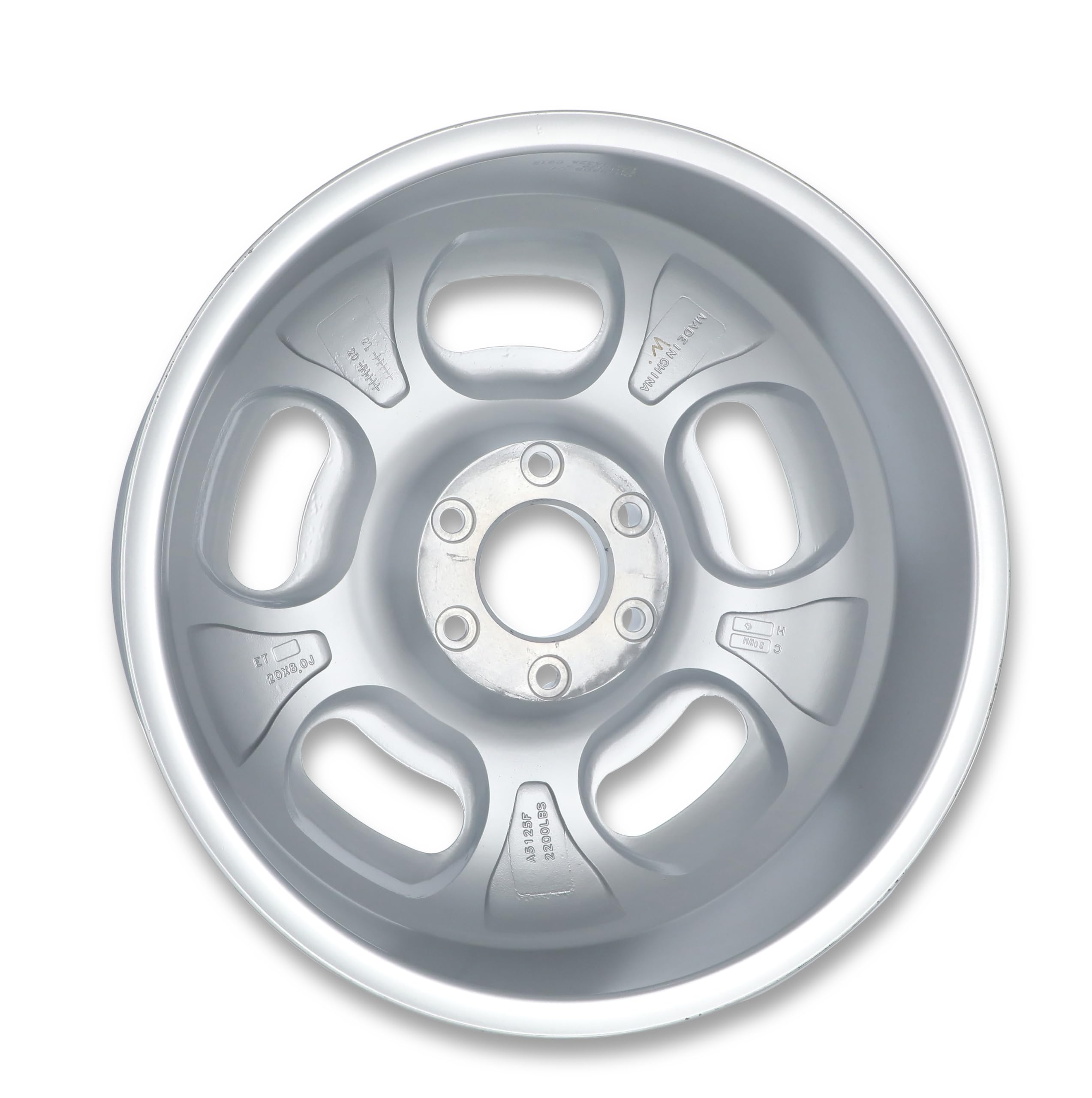 107 Series REV Wheels 107S-2808300 Rally 20x8-4.5 bs - 6x5.5/6x139.7 -Gray/Machine Lip