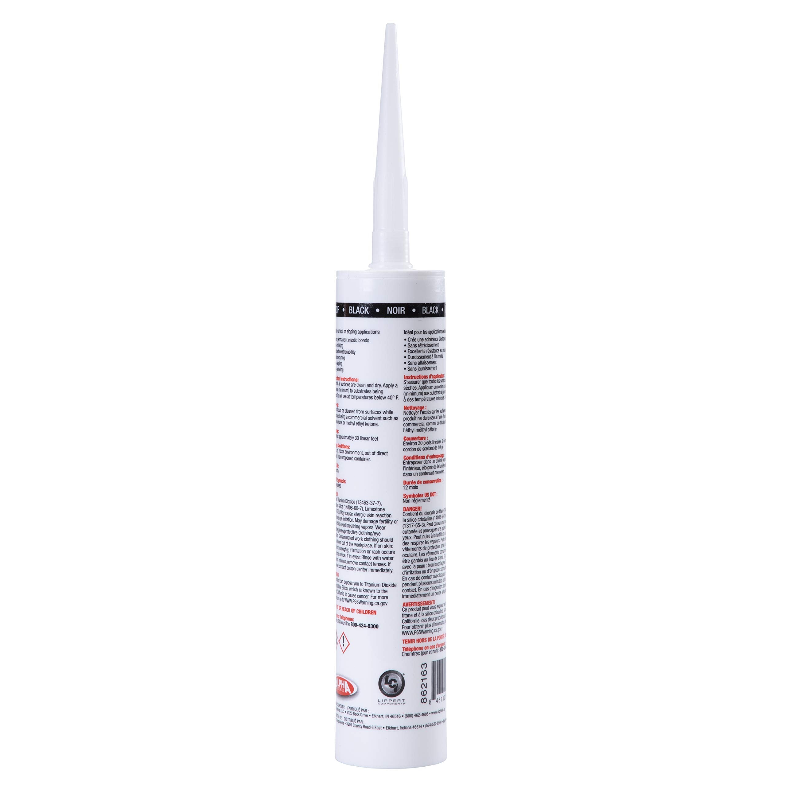 Non-Sag Sealant 5160 ALPHATHANE for 5th Wheel RVs, Travel Trailers and Motorhomes