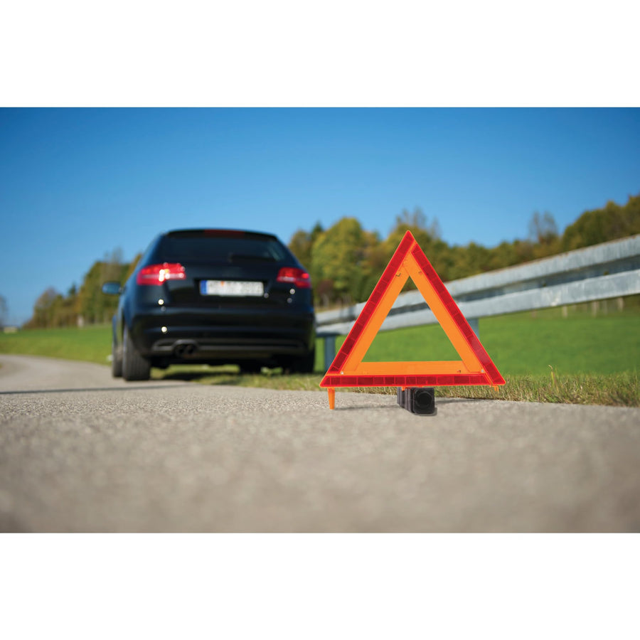 DOT Approved Performance Tool W1499 Warning Triangle for Roadside Emergencies - Lightweight and Stable at 29 Pounds - 17.5-Inch x 17.2-Inch
