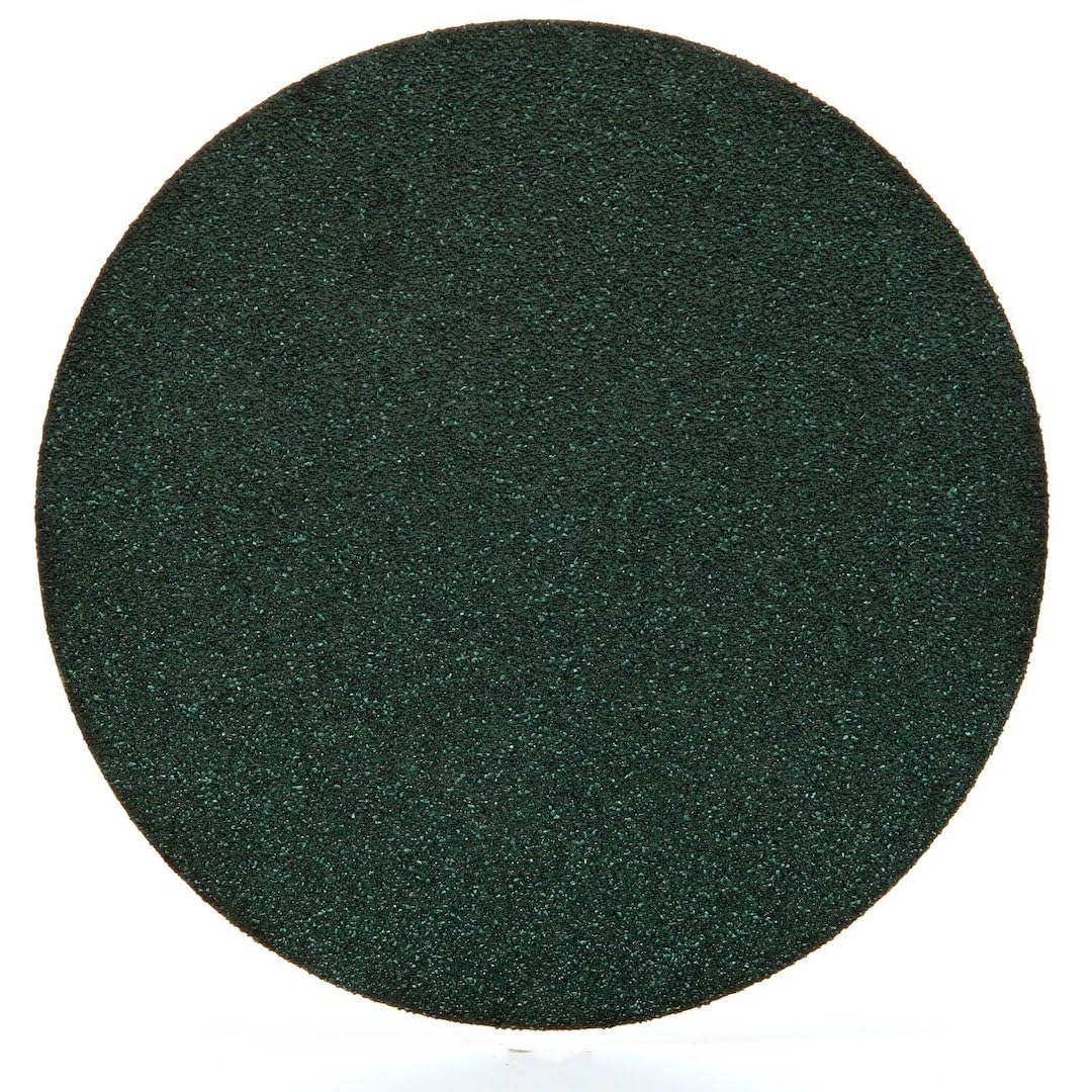 Hookit Green Corps Sanding Discs, 6 in, 60 grit, E Weight, 00513 (25/Pack)