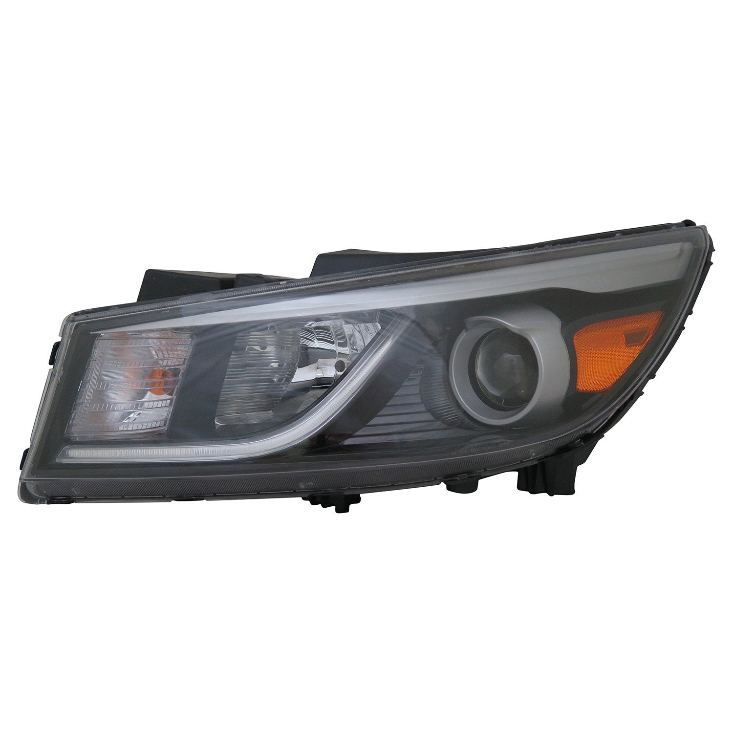 Left TYC Headlight Assembly Compatible with 2015-2018 Kia Sedona