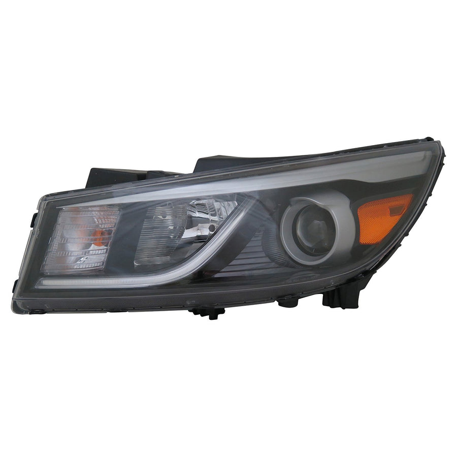 Left TYC Headlight Assembly Compatible with 2015-2018 Kia Sedona