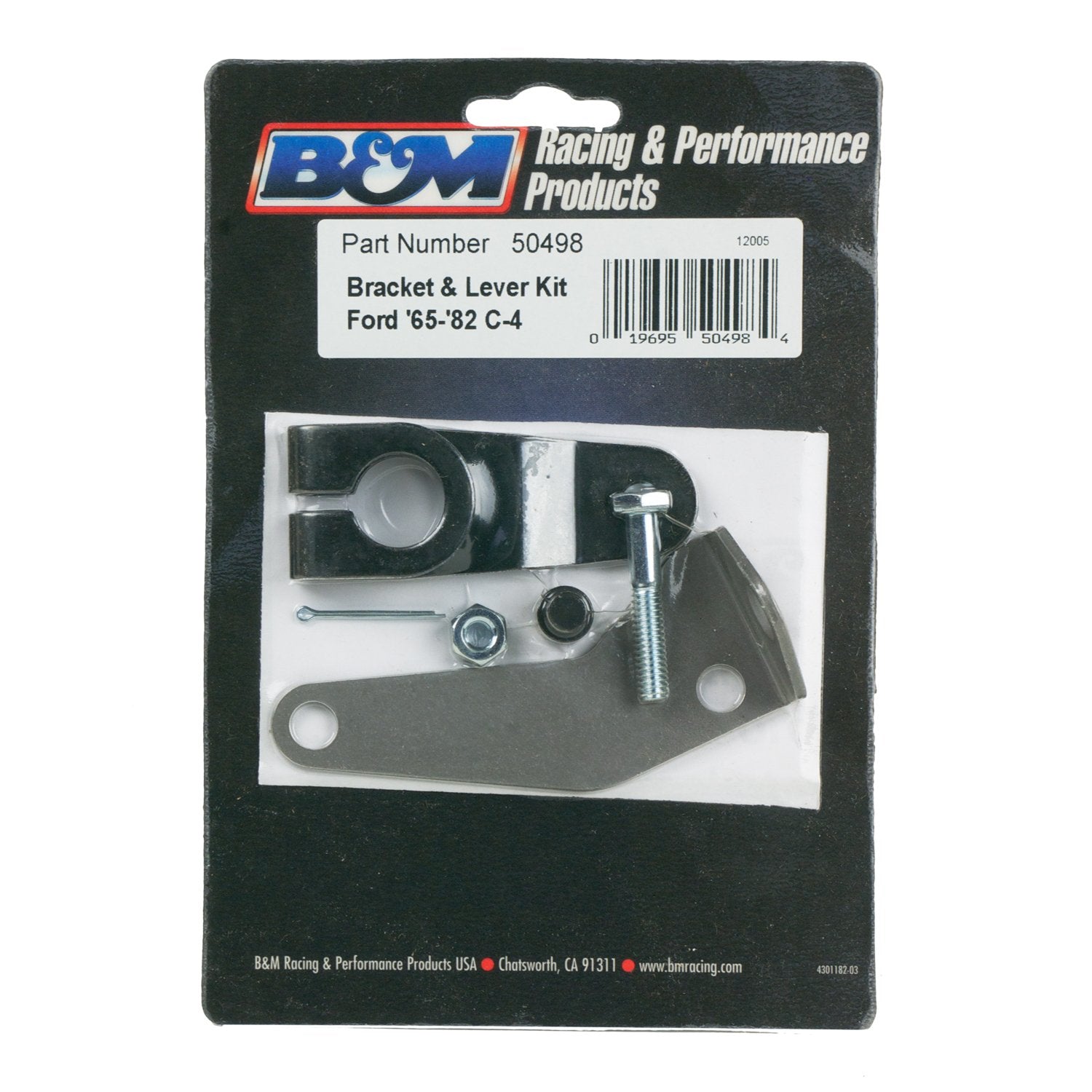 Steel B&M 50498 Transmission Bracket Kit