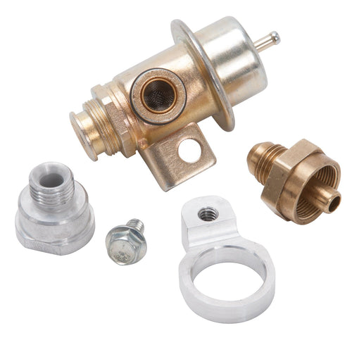 Edelbrock EFI Fuel Pressure Regulator 17401 Rail Mounted 67 GPH/255 LPH 58 Factory Preset PSI -6AN Inlet/Outlet Port For Pro-Flo 3 Systems