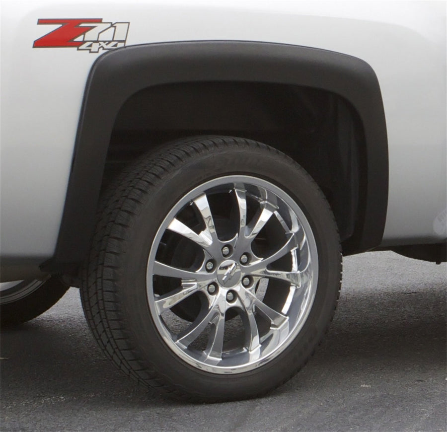 Lund Elite Series SX106SB Black Sport Style Standard Rear Fender Flare - 2 Piece
