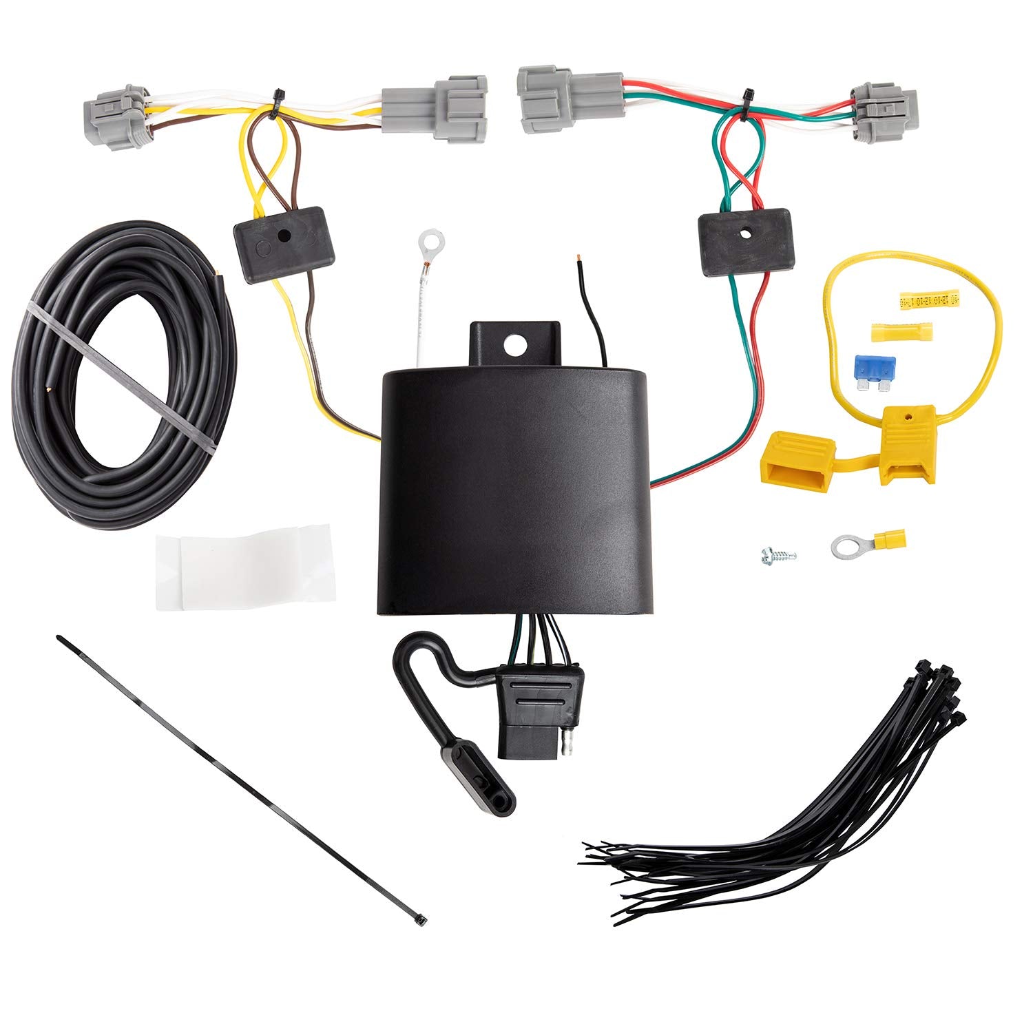 Tekonsha T-One® 4-Way Flat T-Connector Harness, Compatible with Select Nissan Kicks