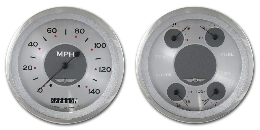 Classic Instruments All American CT47AW52-LS Gauge Package LS Swap Speedometer and Quad Fits 1947-1953 Chevy Truck
