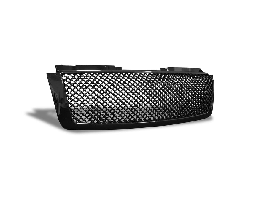 Mesh Front Hood Grille Bumper Guard Armordillo 7147393 - Gloss Black Fits 2007-2014 Chevy Suburban