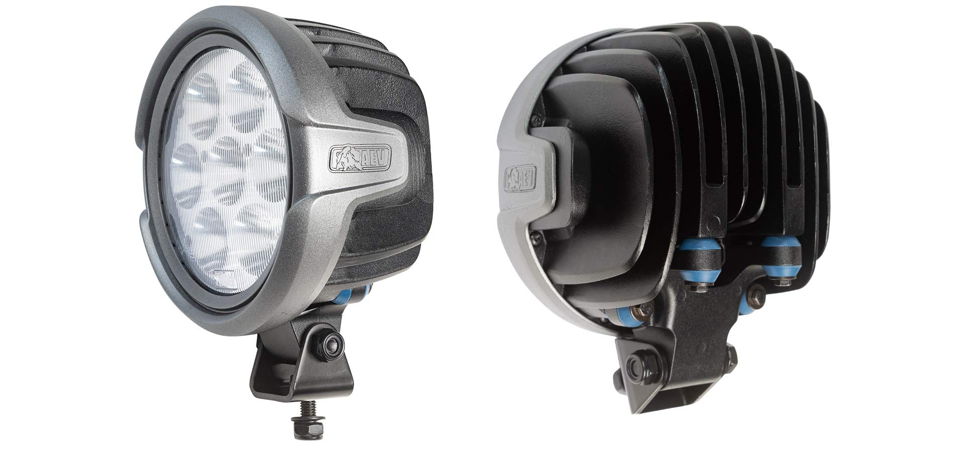 7000 Series AEV American Expedition Vehicles 7" LED 92-WATT Off-Road Light Kit 9,900 raw lumens 8,000 effective lumens 12v voltage spectrum 92 watts of power