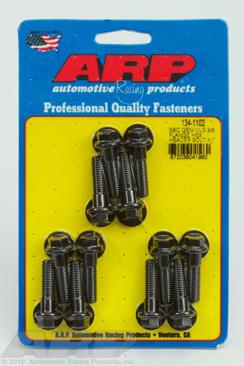 Chevy LS ARP 3/8in Flange Hex Header Bolt Kit