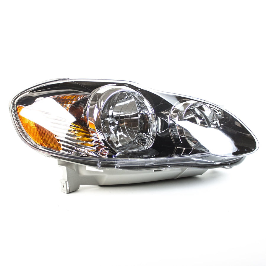 Right TYC Headlight Assembly Compatible with 2005-2008 Toyota Corolla