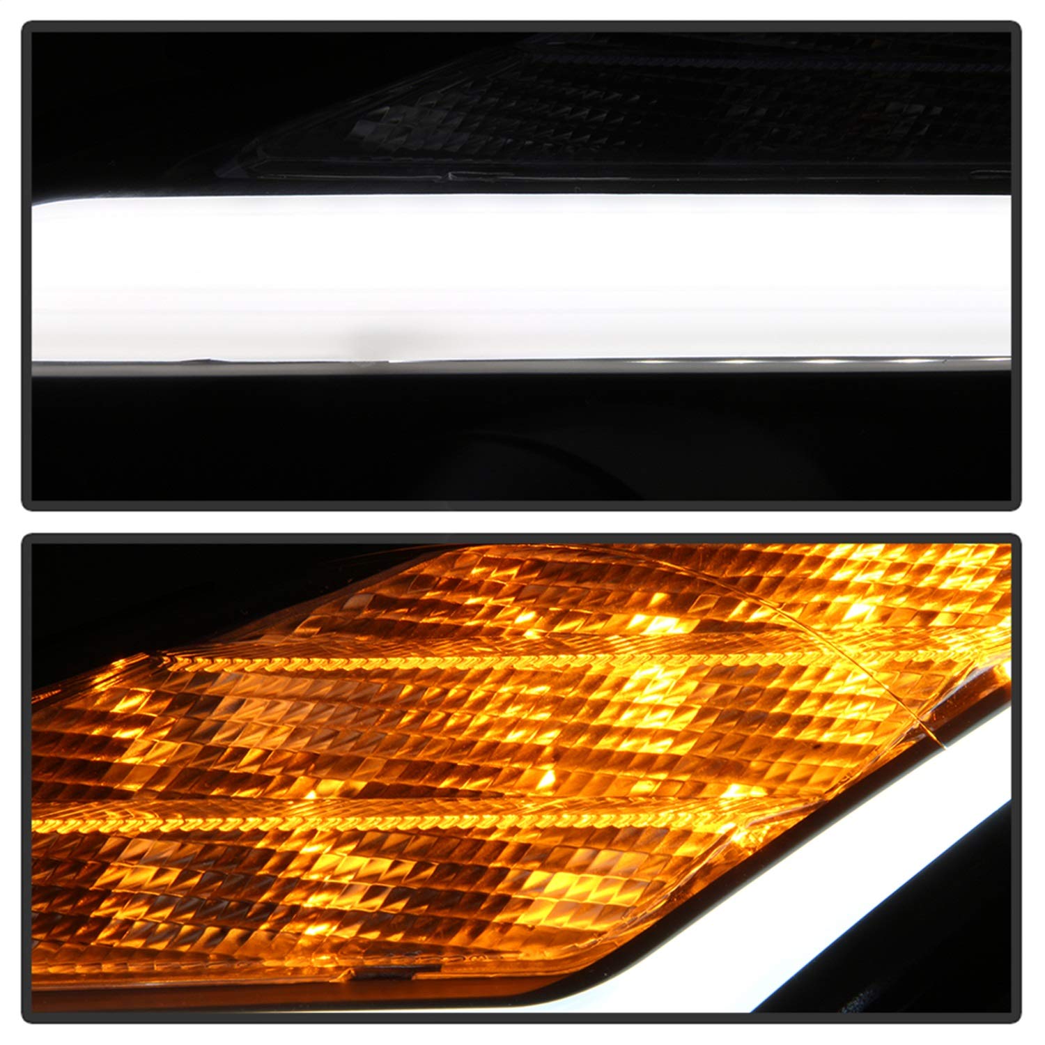 Nissan GTR 09-14 Spyder 5085696 Projector Headlights - Black