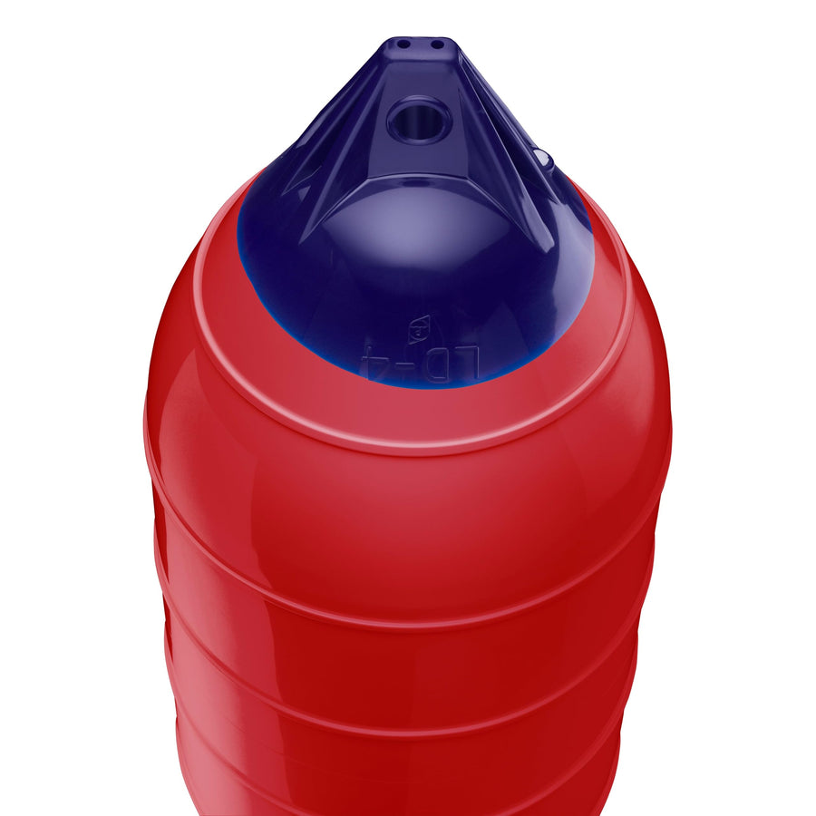 Polyform LD-4 Standard Blue Ropehold - Classic Red Low Drag Buoy LD-Series