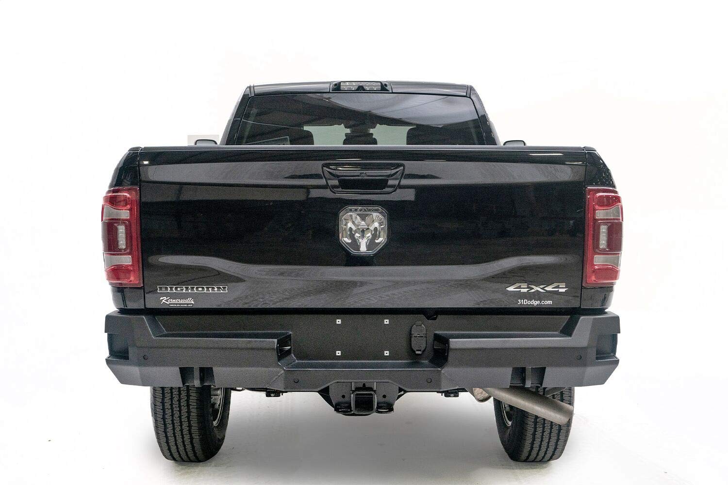 Fab Fours Premium Matte Black Bumper Rear 19-C Ram 2500 or 3500 New Body Style