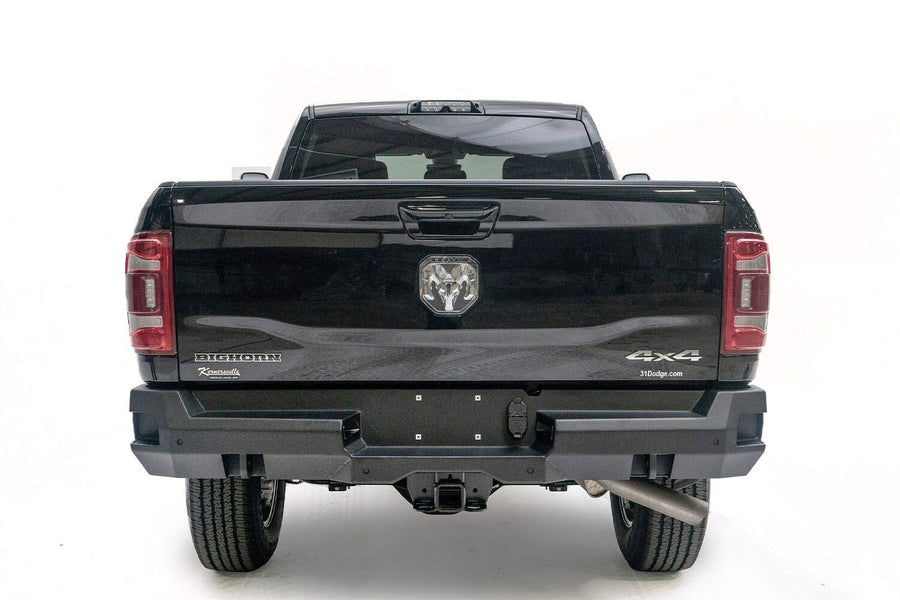 Fab Fours Premium Matte Black Bumper Rear 19-C Ram 2500 or 3500 New Body Style