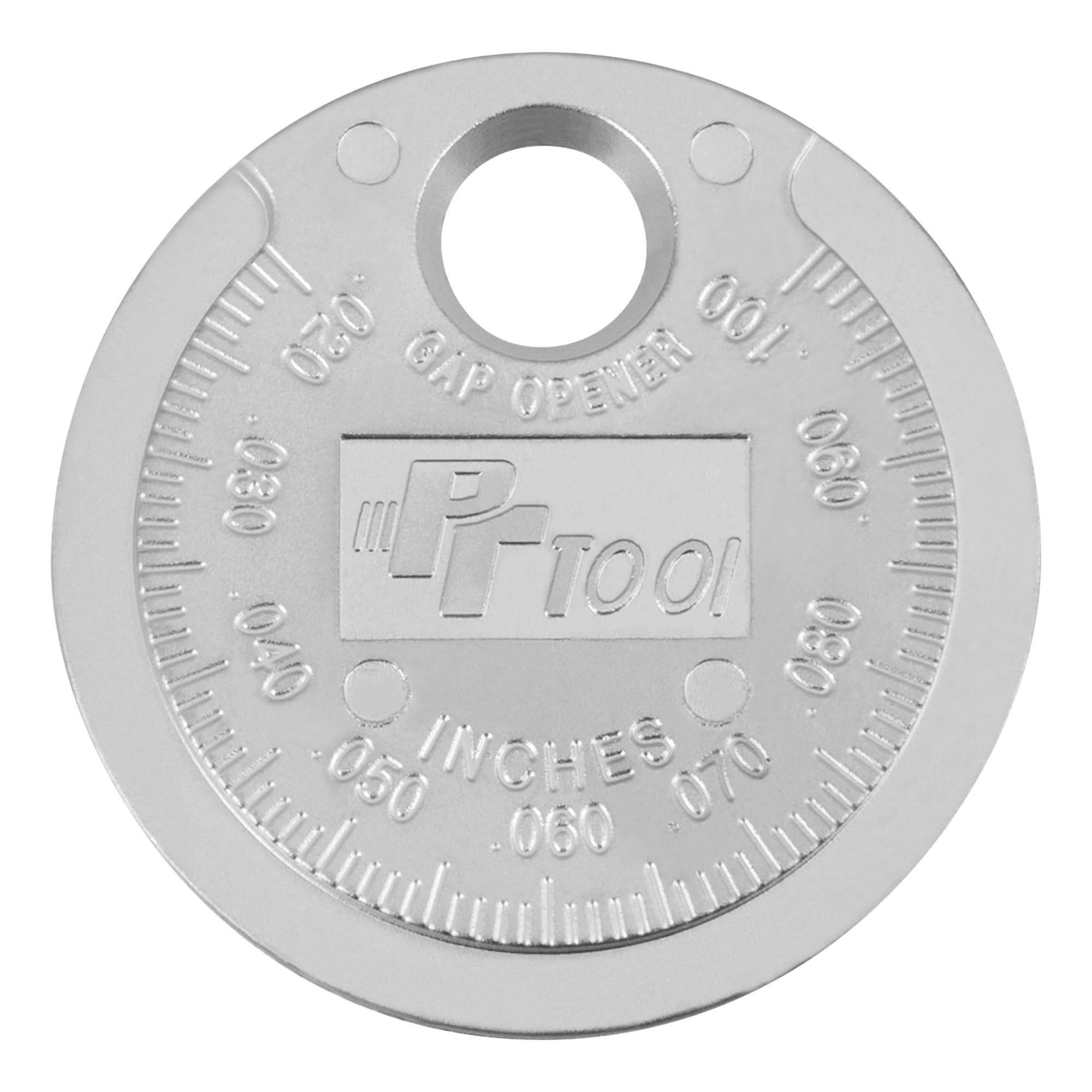 Performance Tool Taper W80540 Spark PlugGauge with Easy to Read Markings for Adjusting Electrodes in SAE .02-.100 and Metric .5-2.5mm Sizes