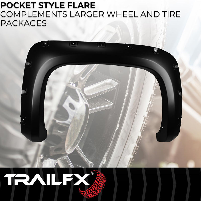 Pocket Style Trailfx Flare Smooth Set Of 4