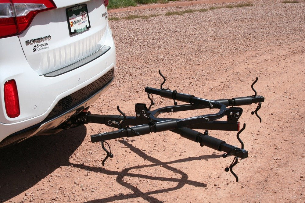 BikeWing-T4 Let's Go Aero Four Bike Tilt & Fold Hitch Rack (BBR260)