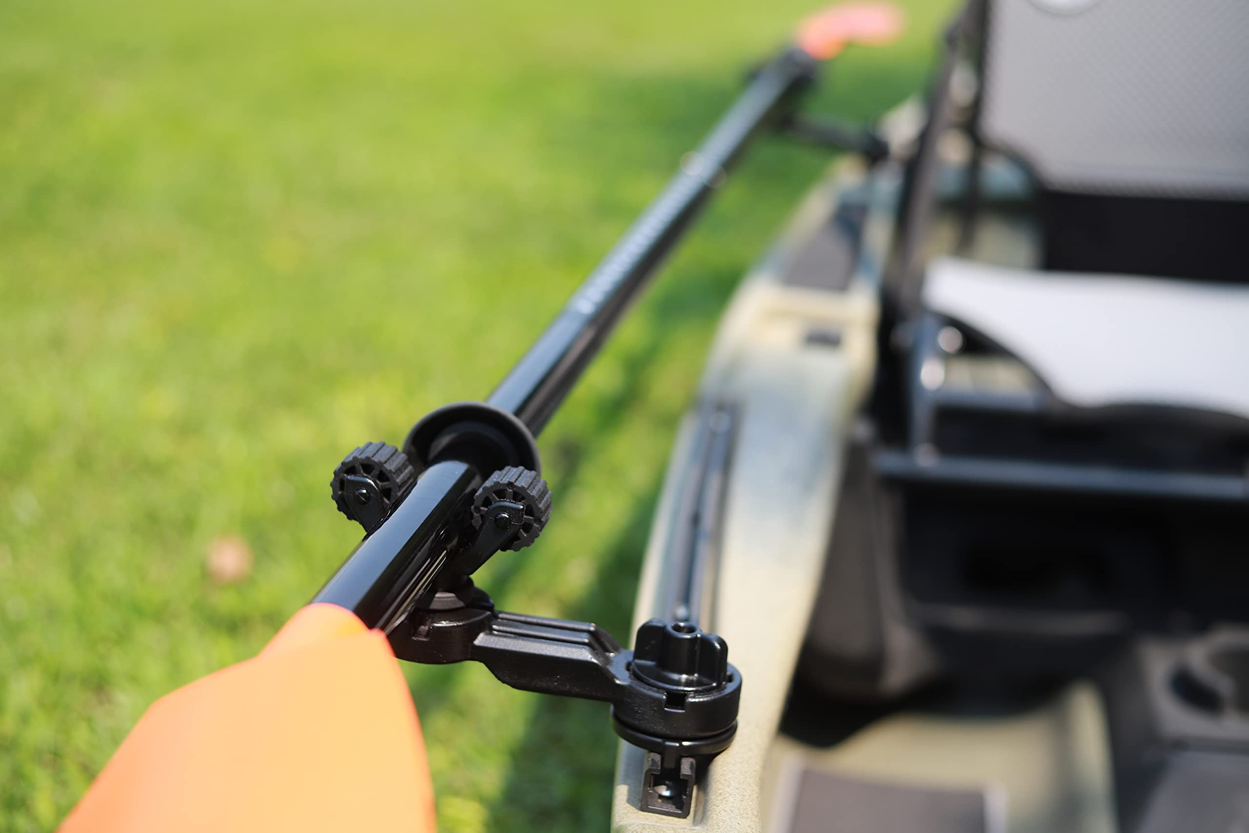 YakAttack Track Mount SideArm | Offset Kayak Accessory Extension for Paddle Holders, Rod Holders & Camera Mounts | Compatible with MightyMount, GearTrac & Most Track Systems | Made in USA