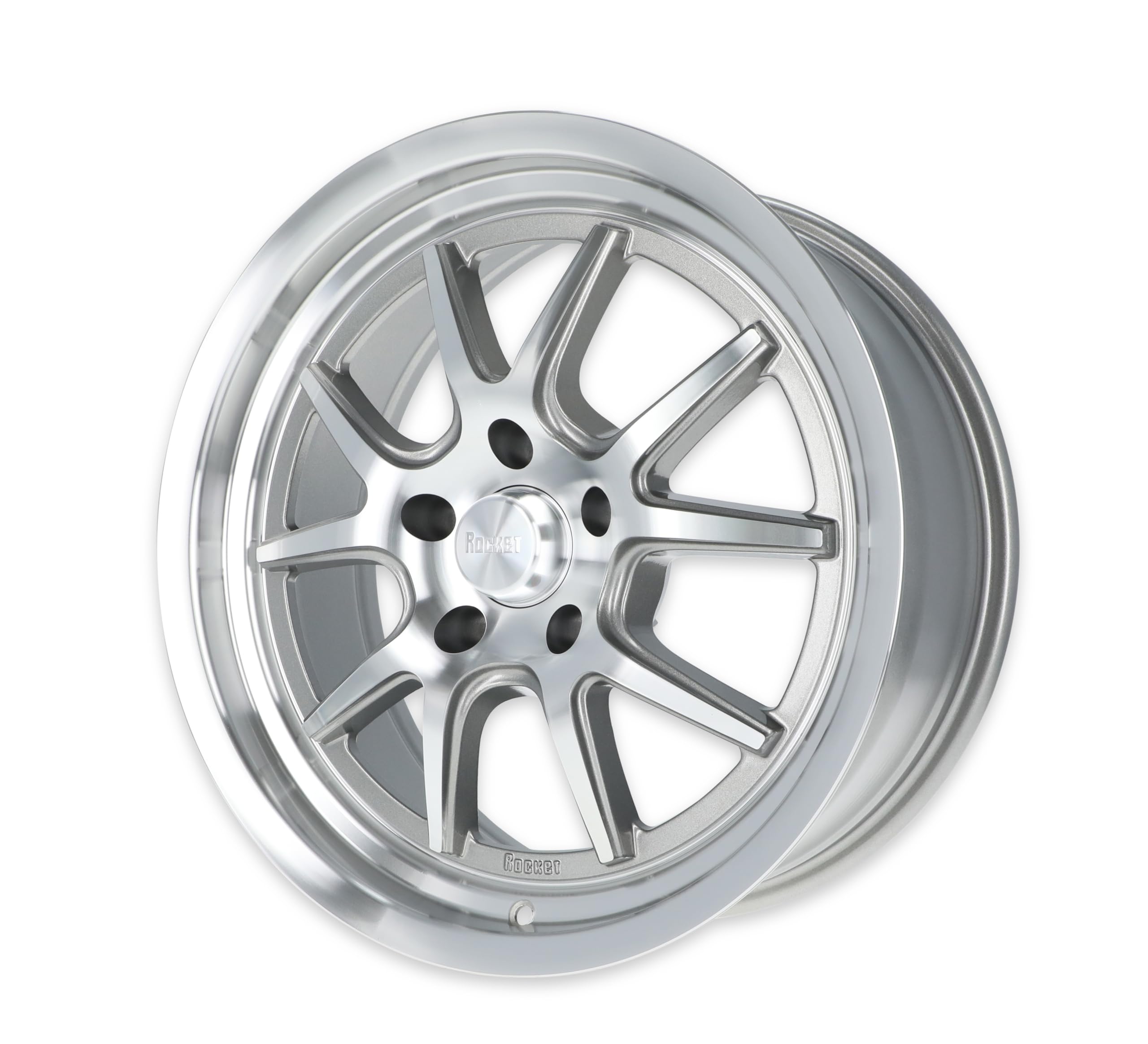 TTR19-886150 Rocket Racing Wheels 18x8 Attack Machined 5x4.75 5.0 bs